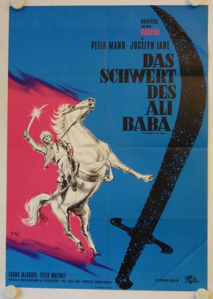 Das Schwert des Ali Baba originales deutsches Filmplakat